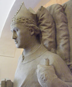 Germany Asbach Kloster Museum Wolfgang 995 effigy middle C14